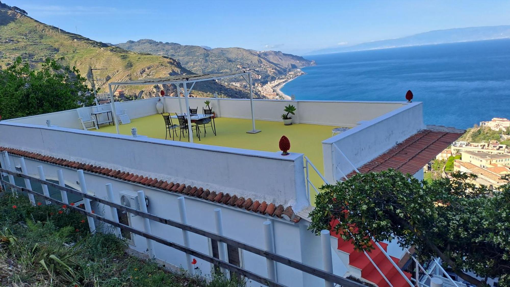 Villa Johnny And Mary'S House Breathtaking View Таормина Экстерьер фото